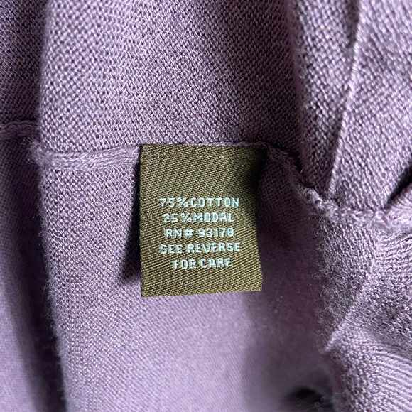 Adrienne Vittadini Ruffle Long Sleeves Cardigan Size Medium - Picture 5 of 8